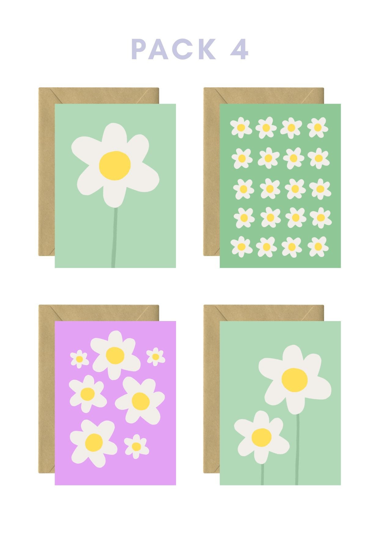 Greeting Cards - Daisy