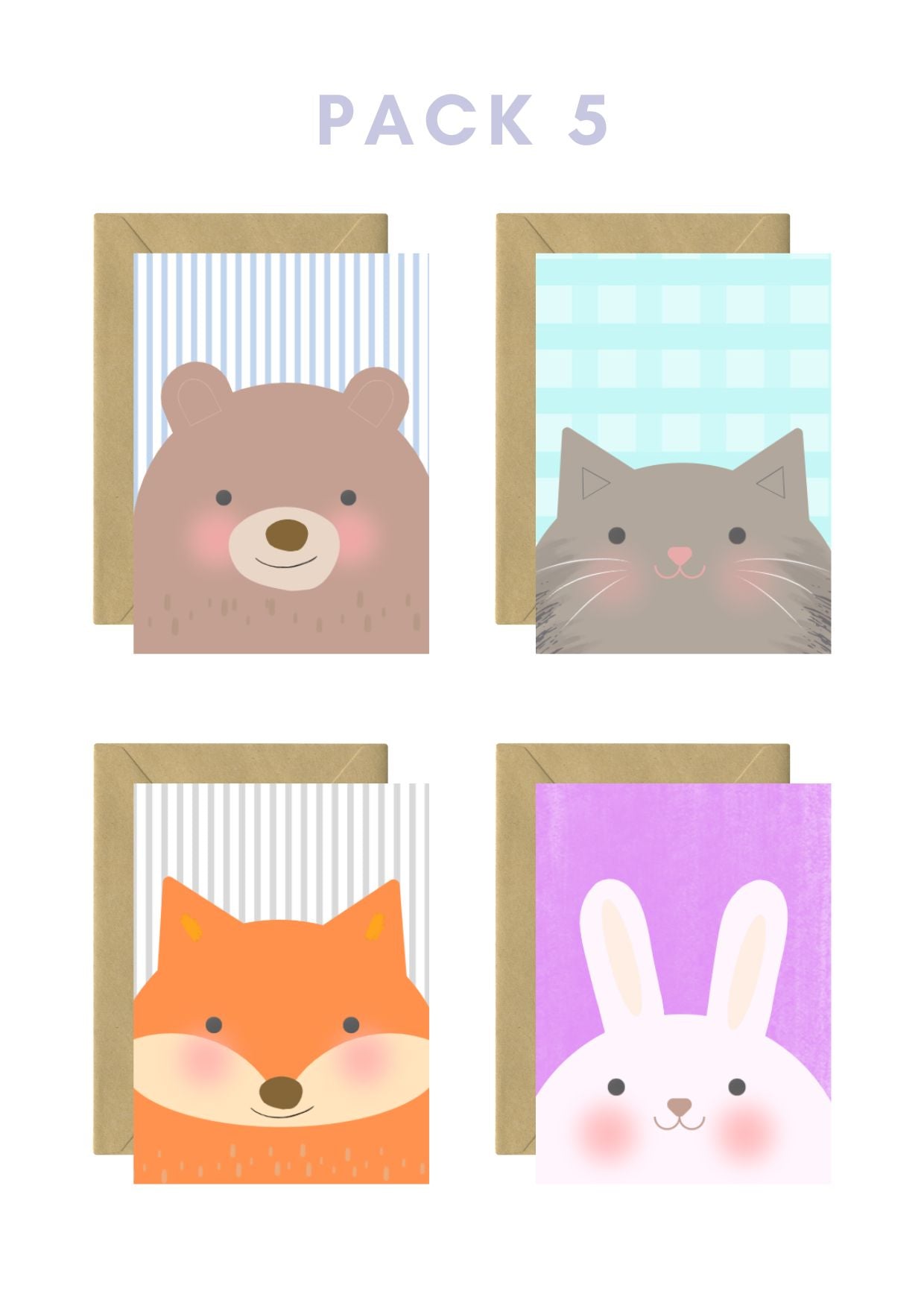 Greeting Cards - Animals