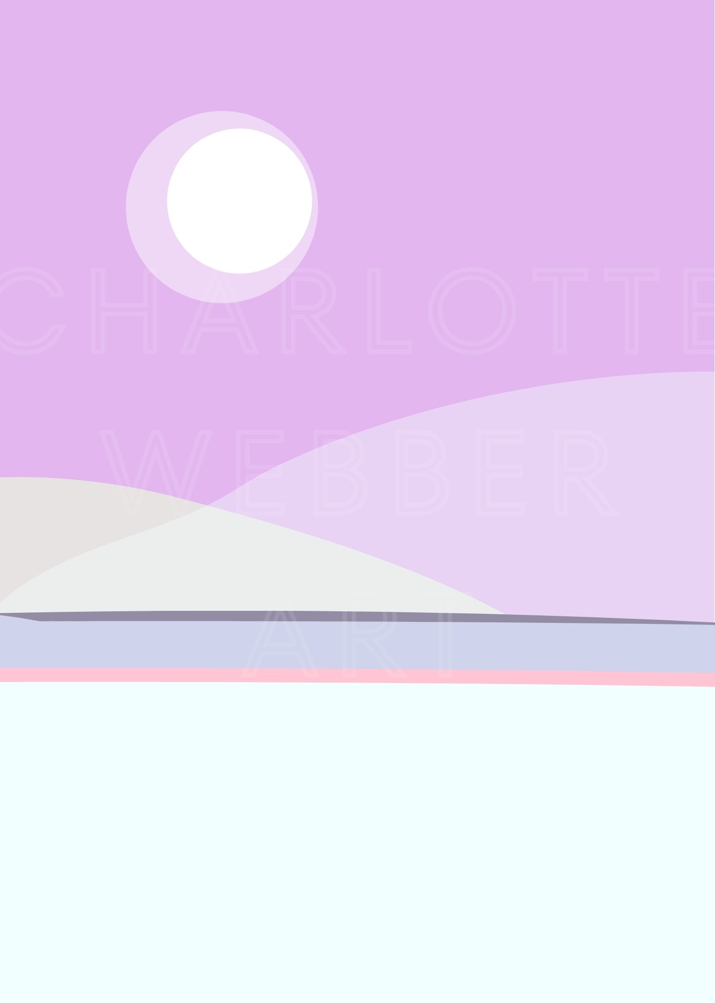 Digital Print of Oceanscape A4 Art Print 'Ocean Breeze'