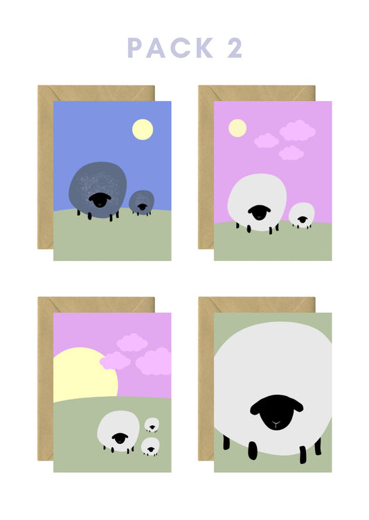 Greeting Cards - Sheep