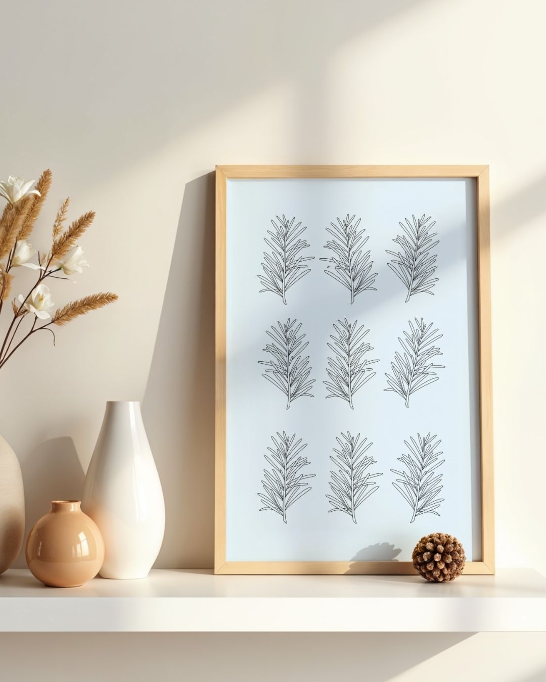 Digital Print of Fir Sprigs A4 Art Print 'Sprigs'