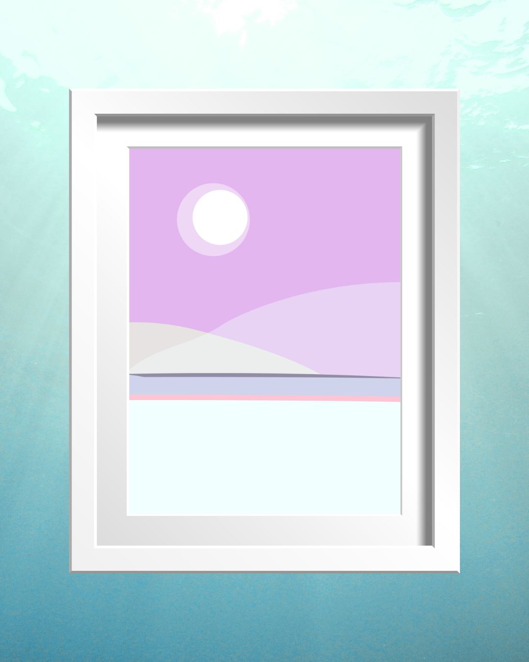Digital Print of Oceanscape A4 Art Print 'Ocean Breeze'