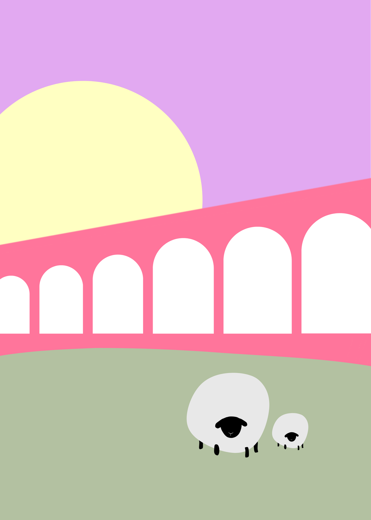 'Yorkshire Viaduct' Art Print