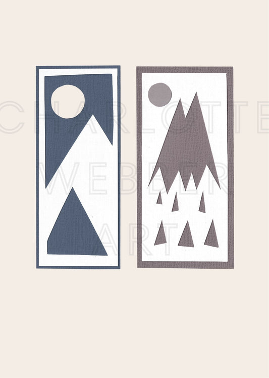 Neutral Mountain Limited Art Print 'Mountain Views'