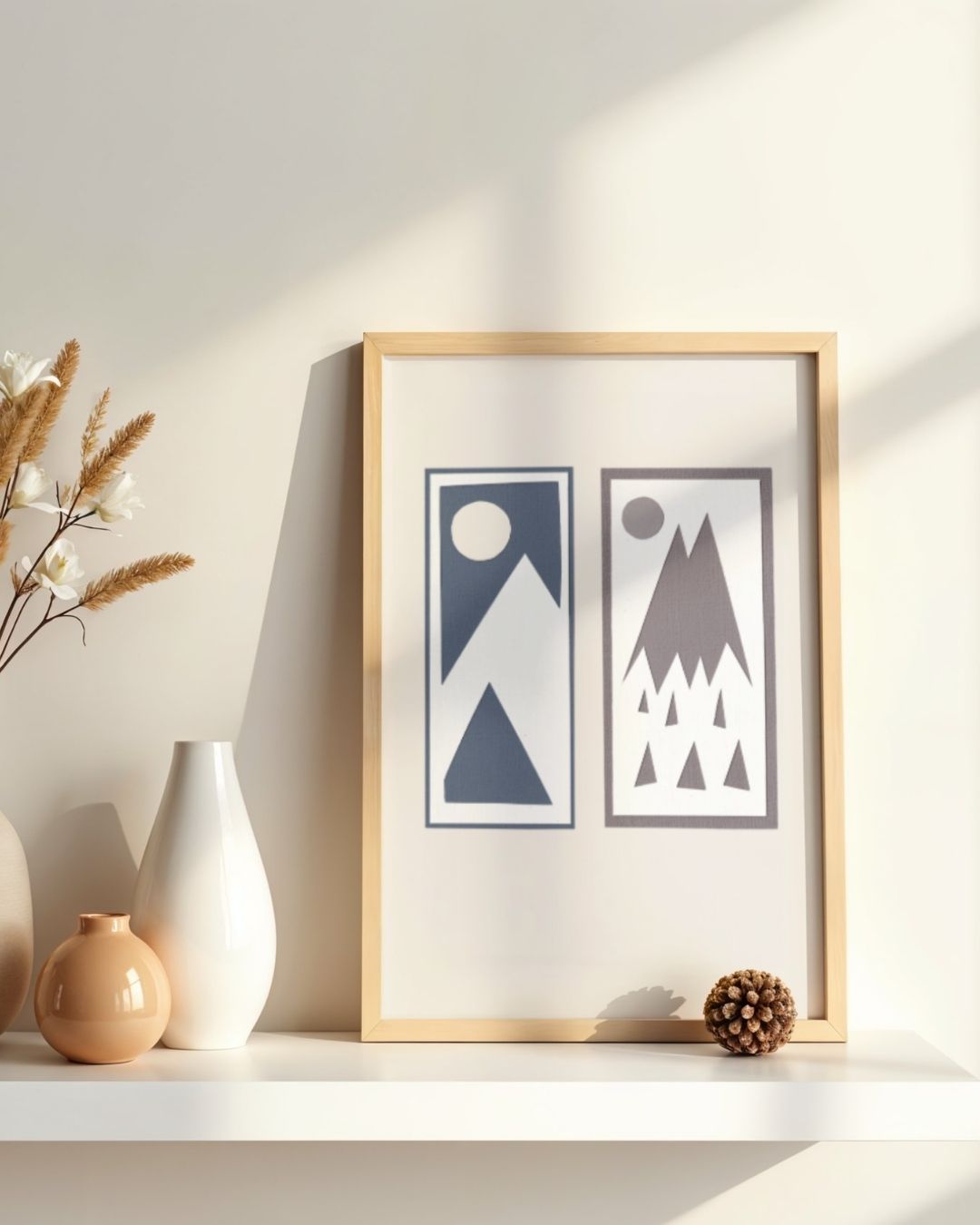 Neutral Mountain Limited Art Print 'Mountain Views'